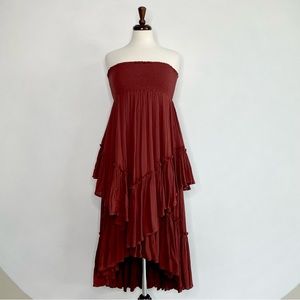 Free People Strapless Dress, Medium